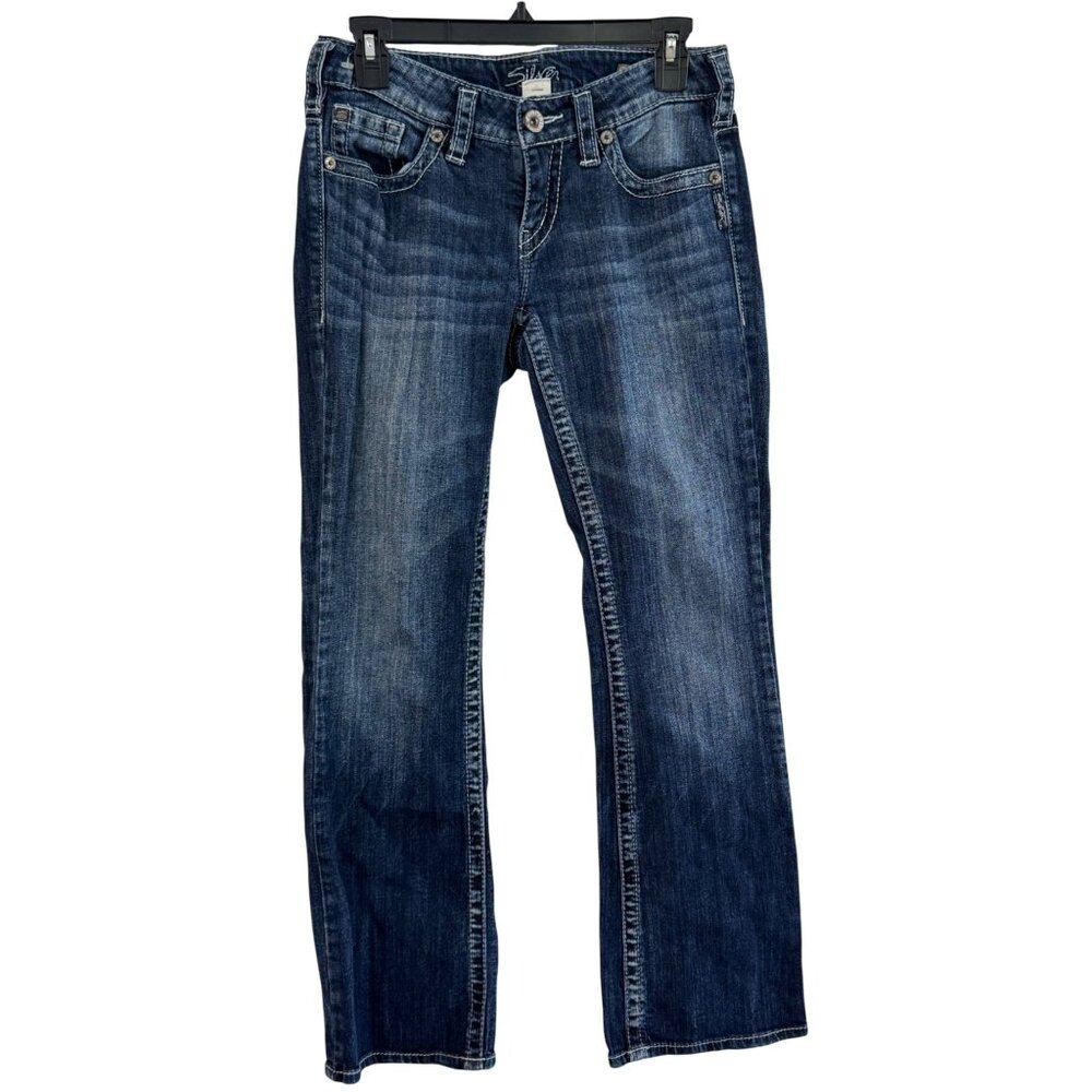 Silver Jeans Aiko Bootcut Womens Jeans W27/L31 Medium Wash Durable Style Made In